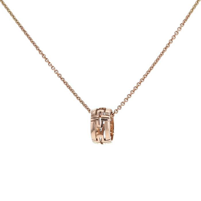 [Violet JW]PARENTESI NECKLACE PINK GOLD