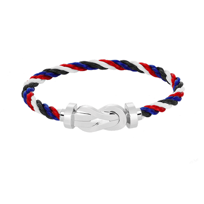 [Violet JW]CHANCE LARGE 8 FIGURE BUCKLE NO DIAMOND BRACELET SILVER