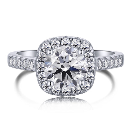 [Violet JW]Dazzling Resplendent Round Cut Wedding Ring