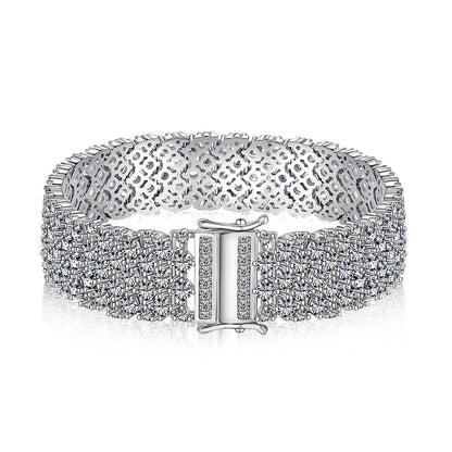 [Violet JW]Ornate Elegant Round Cut Party Bracelet