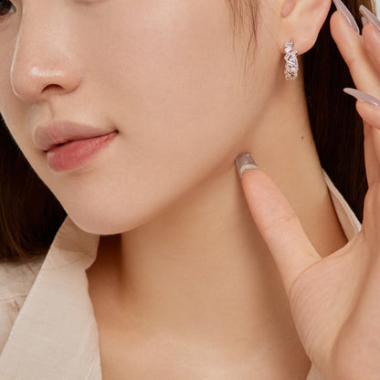 [Violet JW]Dazzling Colorful Emerald Cut Daily Earrings