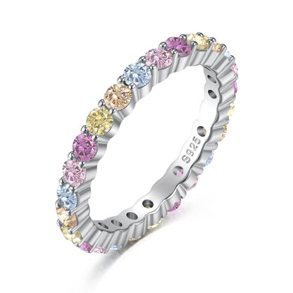 [Violet JW]Dazzling Resplendent Round Cut Party Ring