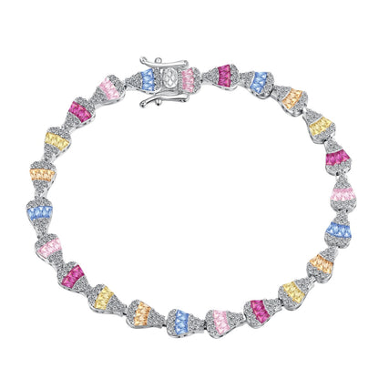[Violet JW]Radiant Water Drop Shape Daily Bracelet