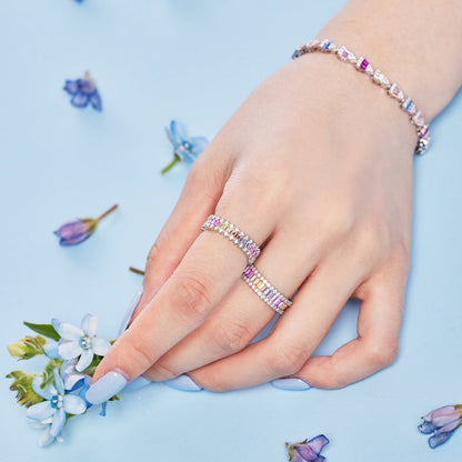 [Violet JW]Radiant Water Drop Shape Daily Bracelet