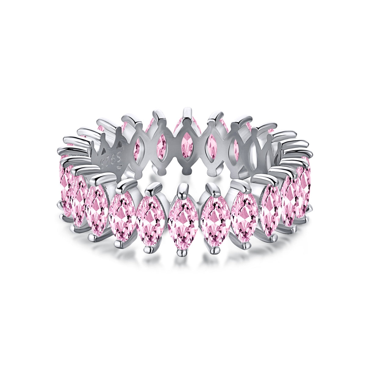 [Violet JW]Gorgeous Marquise Cut Tennis Ring