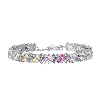 [Violet JW]Dazzling Unique Multi Shape Daily Bracelet