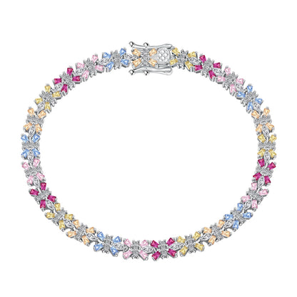 [Violet JW]Radiant Colorful Emerald Cut Party Bracelet