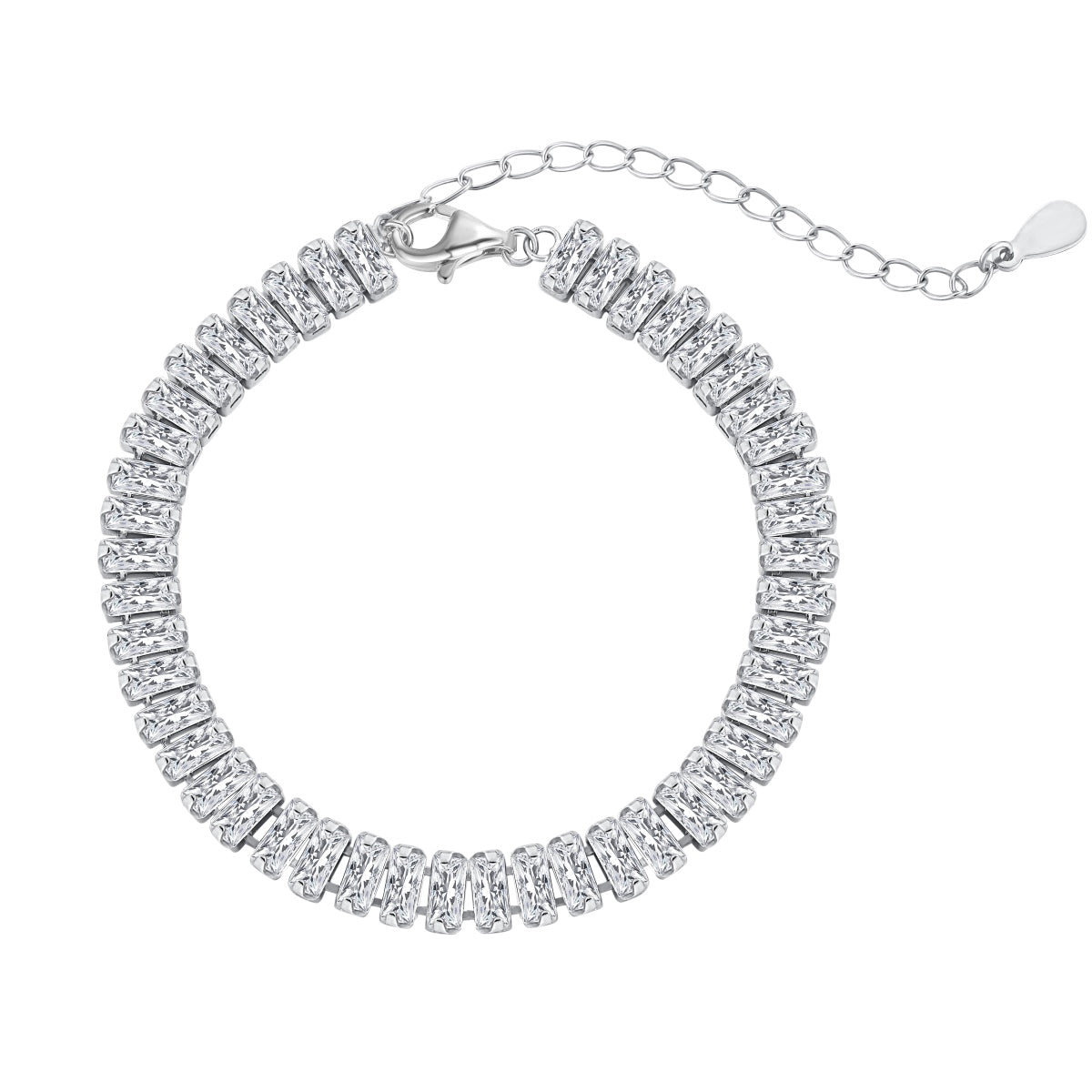 [Violet JW]Exquisite Emerald Cut Daily Bracelet