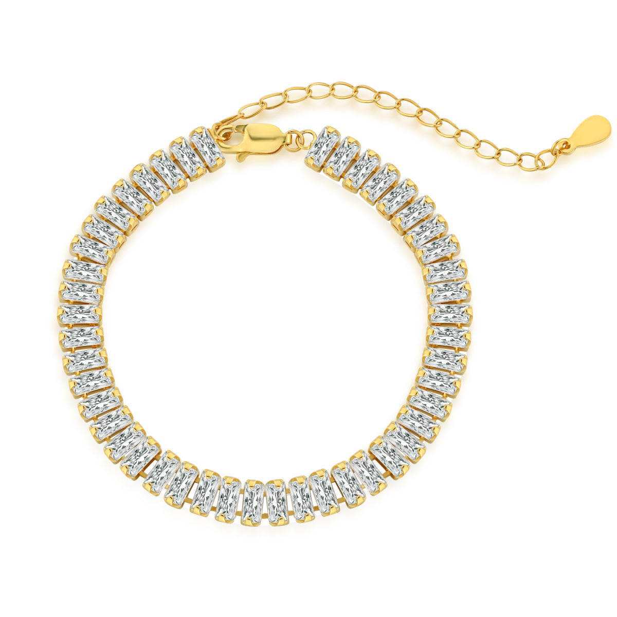 [Violet JW]Exquisite Emerald Cut Daily Bracelet