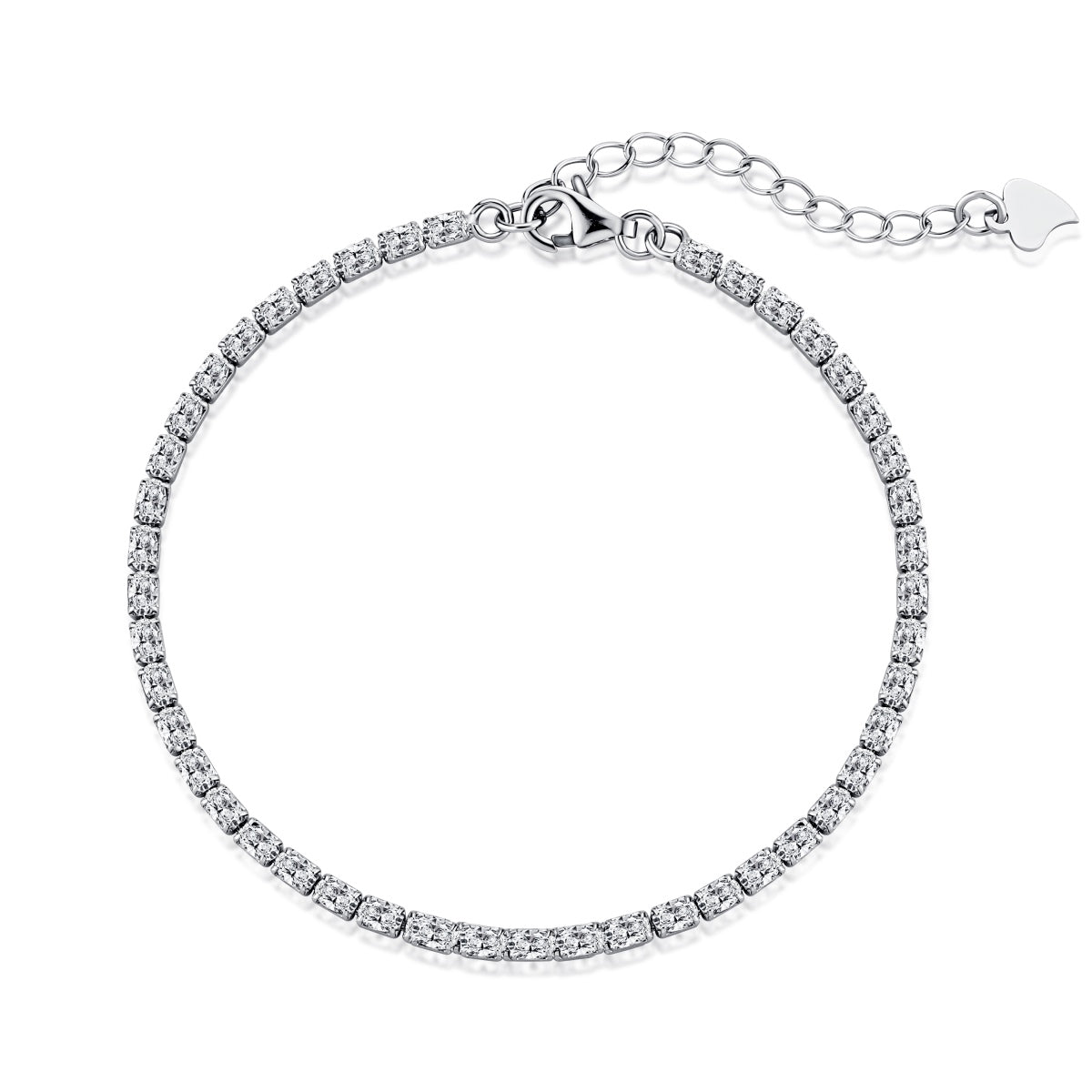 [Violet JW]Elegant Emerald Cut Daily Bracelet
