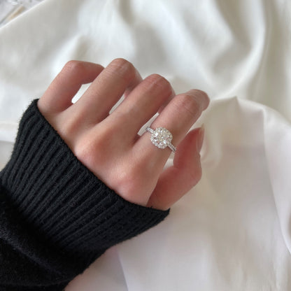 [Violet JW]Dazzling Resplendent Round Cut Wedding Ring