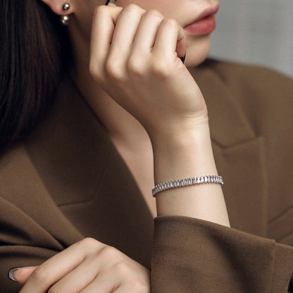 [Violet JW]Exquisite Emerald Cut Daily Bracelet