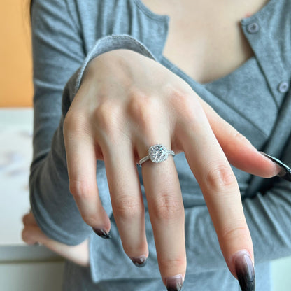 [Violet JW]Dazzling Resplendent Round Cut Wedding Ring