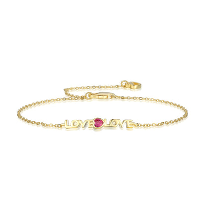 [Violet JW]Romantic Heart Shape Lover Bracelet