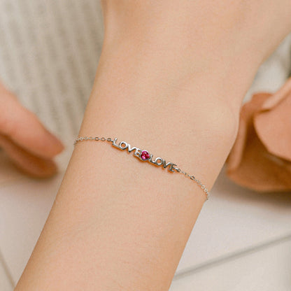 [Violet JW]Romantic Heart Shape Lover Bracelet