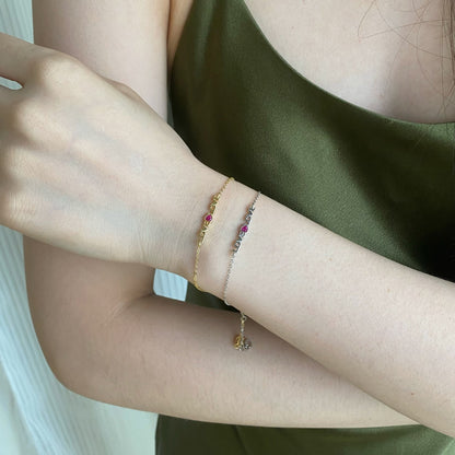 [Violet JW]Romantic Heart Shape Lover Bracelet