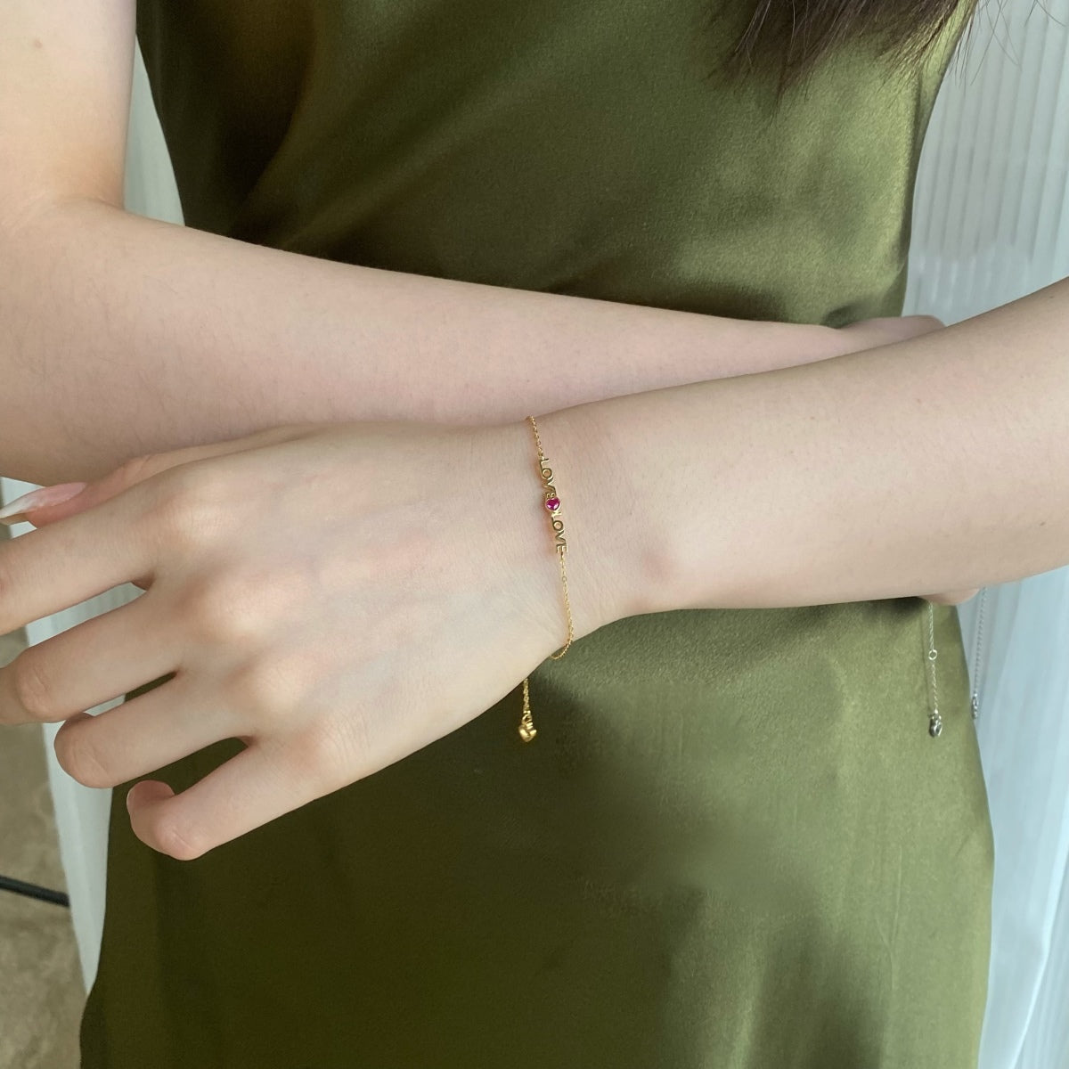 [Violet JW]Romantic Heart Shape Lover Bracelet