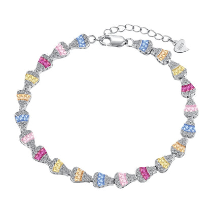 [Violet JW]Radiant Water Drop Shape Daily Bracelet