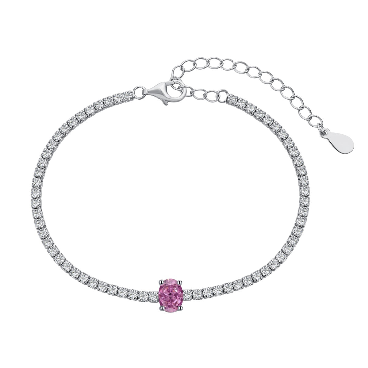 [Violet JW]0.75 Carat Exquisite Oval Cut Daily Bracelet