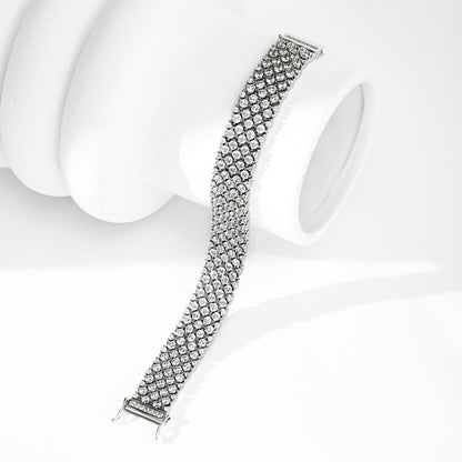 [Violet JW]Ornate Elegant Round Cut Party Bracelet