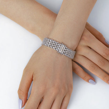 [Violet JW]Ornate Elegant Round Cut Party Bracelet