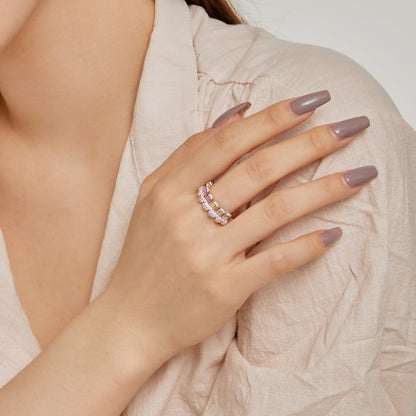 [Violet JW]Gorgeous Radiant Cut Daily Ring