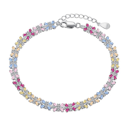 [Violet JW]Radiant Colorful Emerald Cut Party Bracelet