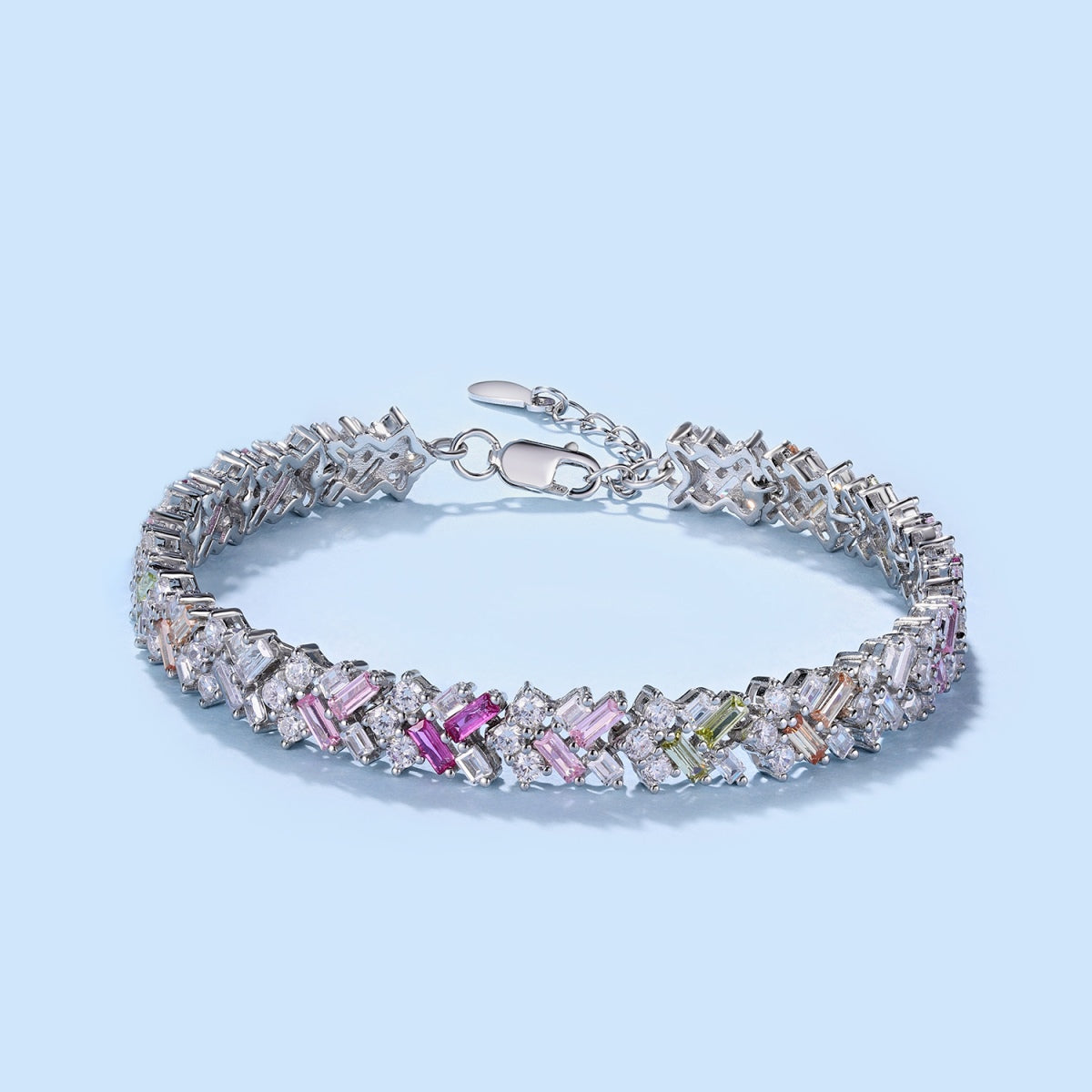 [Violet JW]Dazzling Unique Multi Shape Daily Bracelet