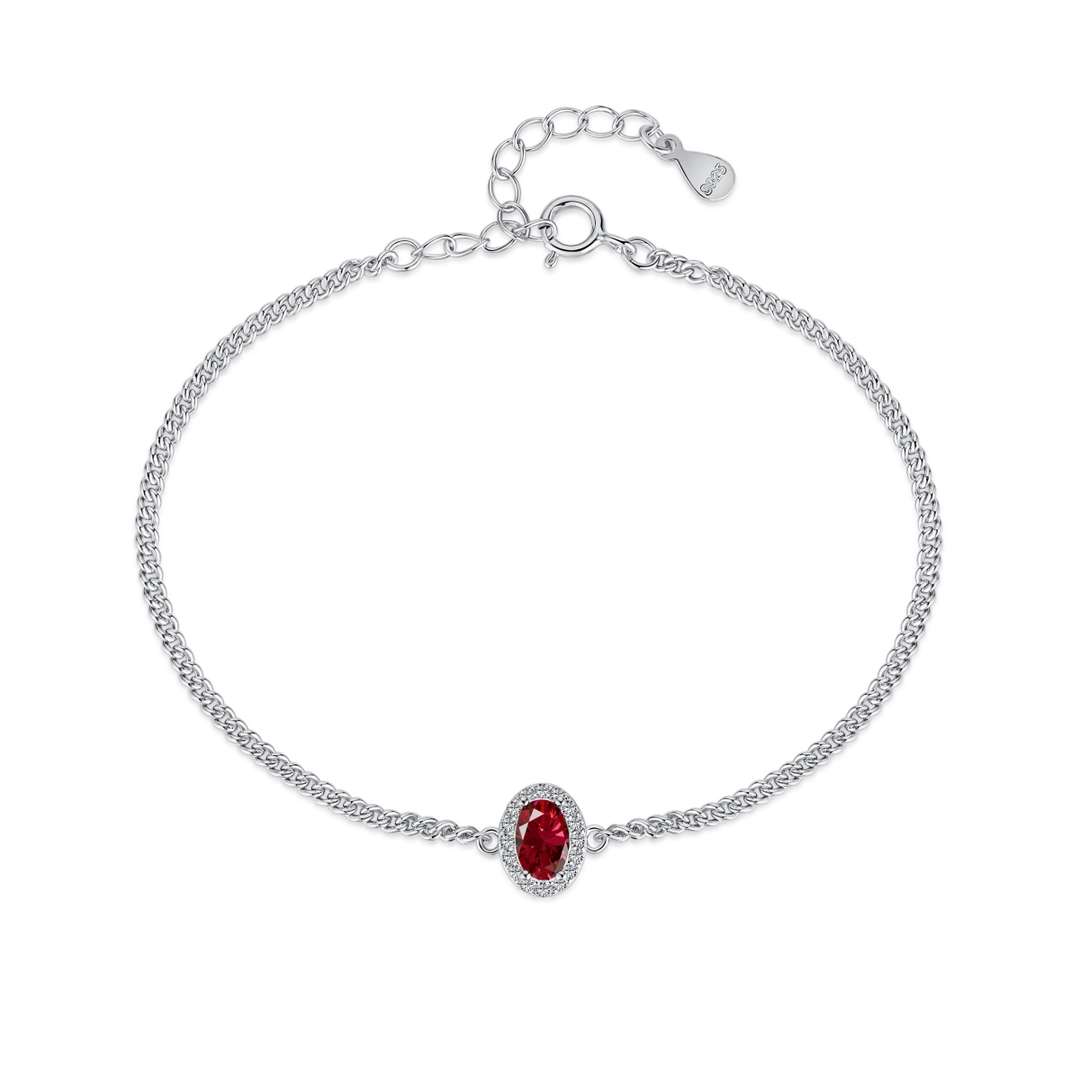 [Violet JW]Exquisite Oval Shape Bracelet