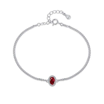 [Violet JW]Exquisite Oval Shape Bracelet
