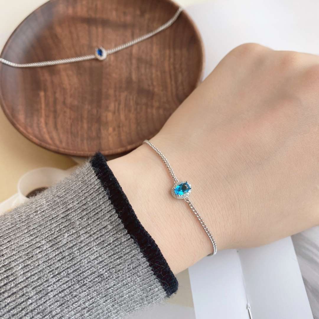 [Violet JW]Exquisite Oval Shape Bracelet