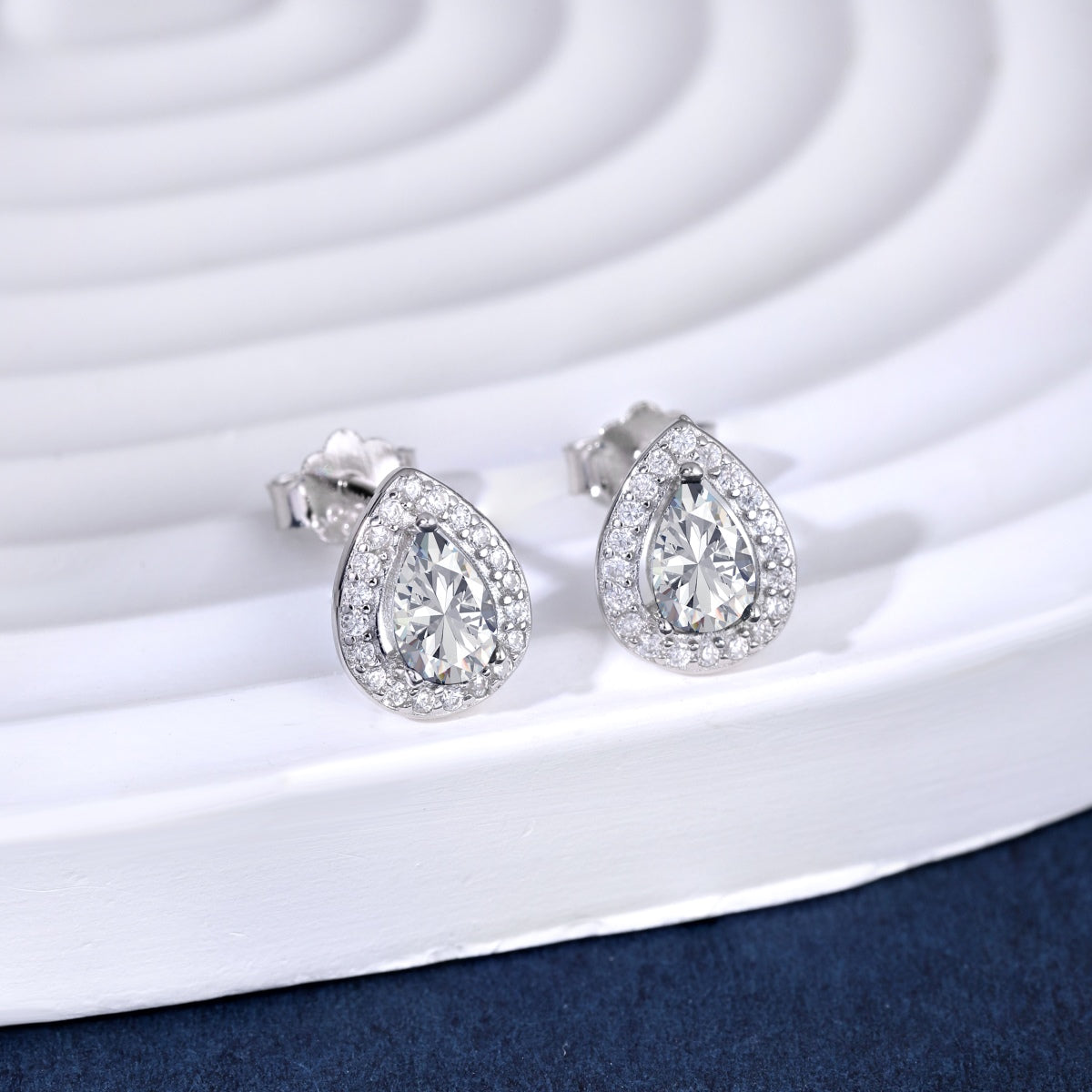 [Violet JW]Luxurious Water Drop Shape Earrings