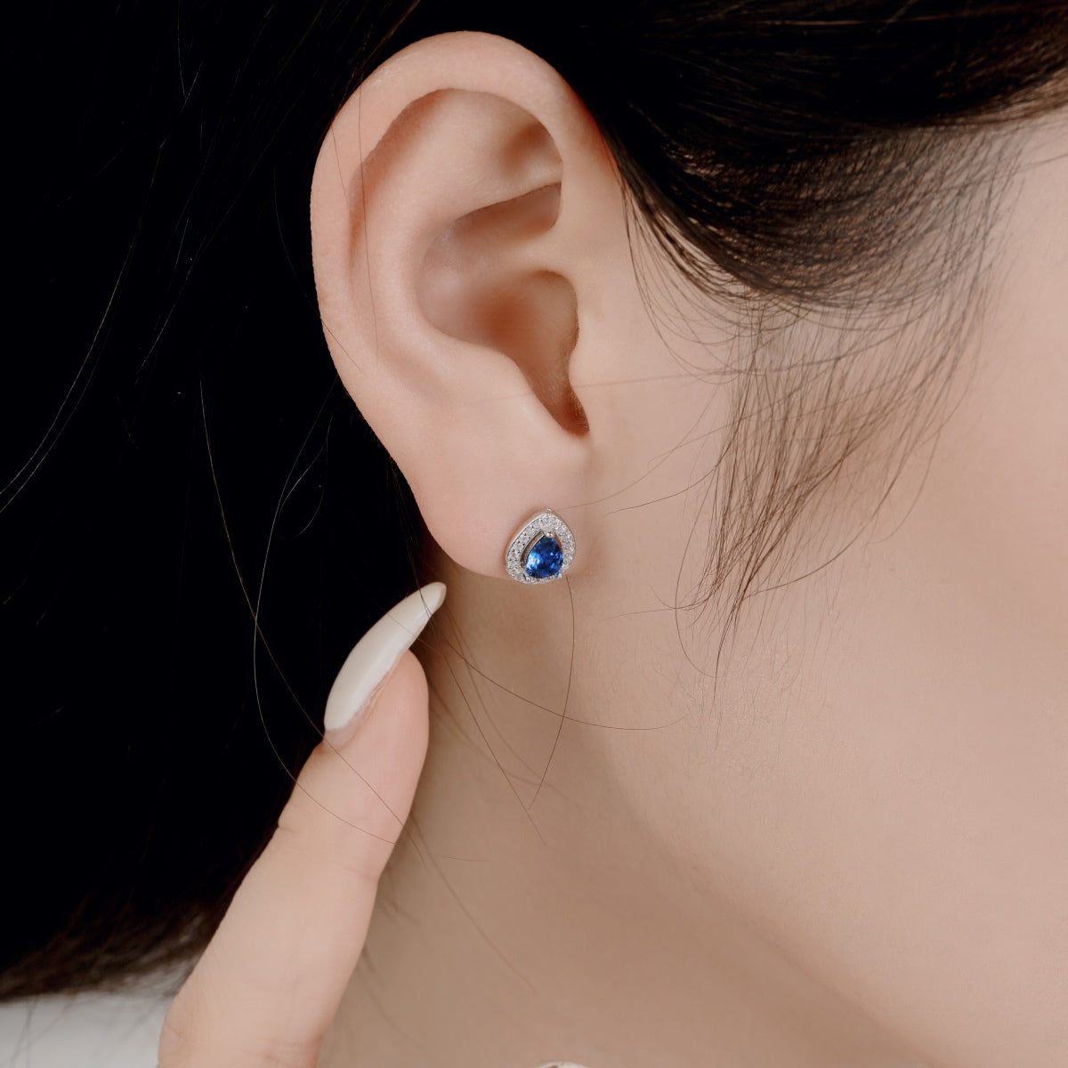 [Violet JW]Luxurious Water Drop Shape Earrings