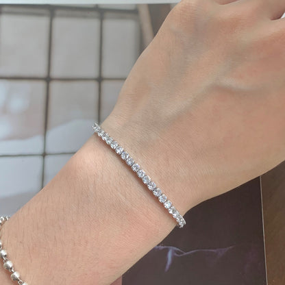 [Violet JW]Sparkling Round Cut Daily Bracelet