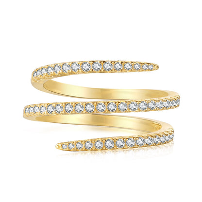 [Violet JW]Unique Vibrant Entangle Daily Ring