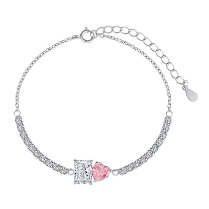 [Violet JW]Dazzling Unique Multi Shape Lover Bracelet