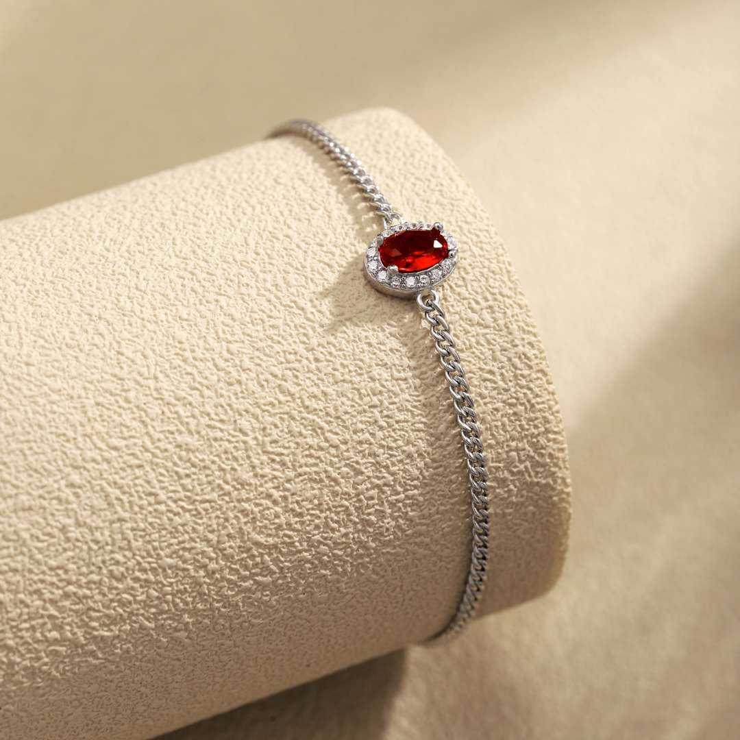 [Violet JW]Exquisite Oval Shape Bracelet