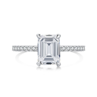 [Violet JW]2.0 Carat Scintillating Ornate Radiant Cut Party Ring