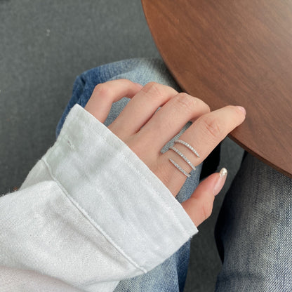 [Violet JW]Unique Vibrant Entangle Daily Ring