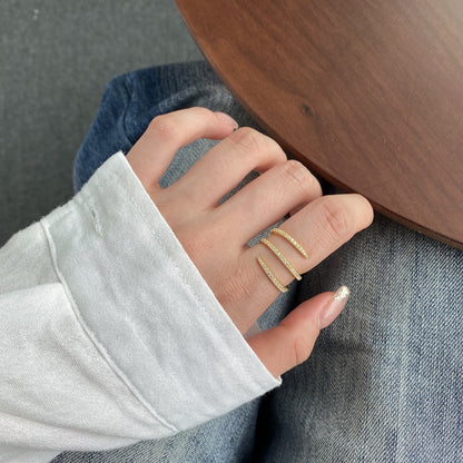 [Violet JW]Unique Vibrant Entangle Daily Ring