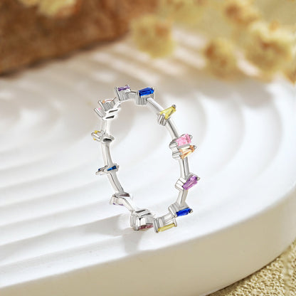 [Violet JW]Unique Trapezoid Cut Daily Ring