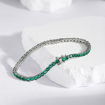 [Violet JW]Radiant Colorful Round Cut Party Bracelet