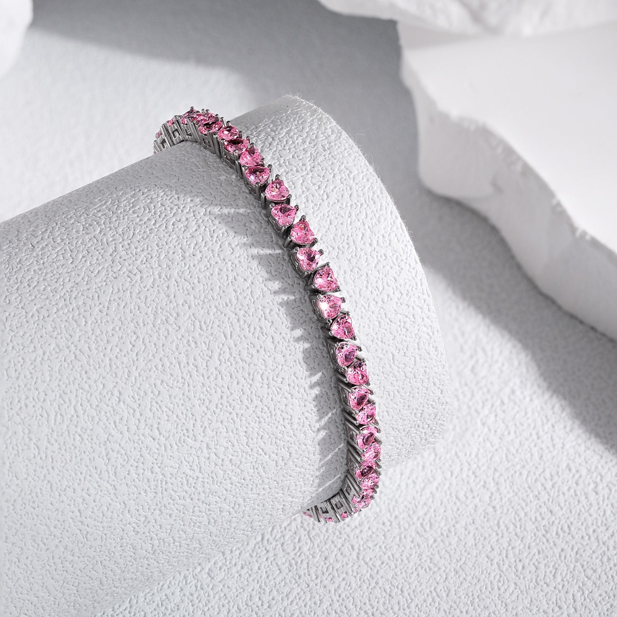 [Violet JW]Dazzling Romantic Heart Shape Lover Bracelet