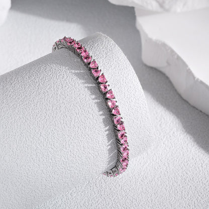 [Violet JW]Dazzling Romantic Heart Shape Lover Bracelet