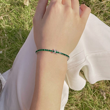 [Violet JW]Radiant Colorful Round Cut Party Bracelet