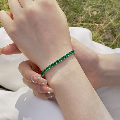 [Violet JW]Radiant Colorful Round Cut Party Bracelet