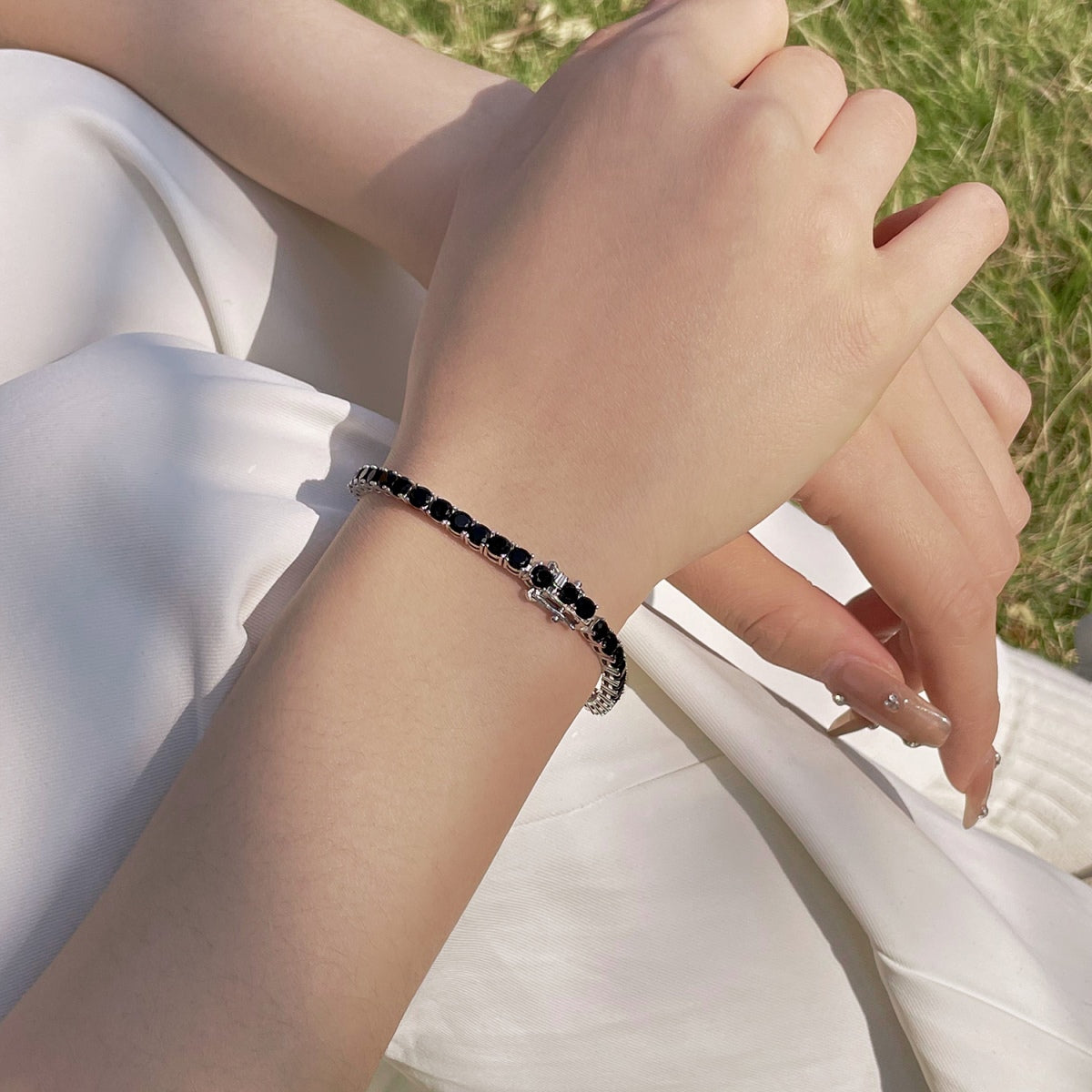 [Violet JW]Radiant Colorful Round Cut Party Bracelet