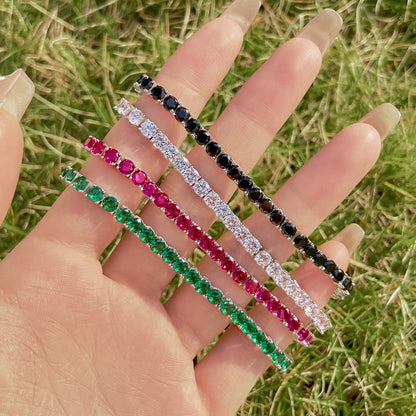 [Violet JW]Radiant Colorful Round Cut Party Bracelet