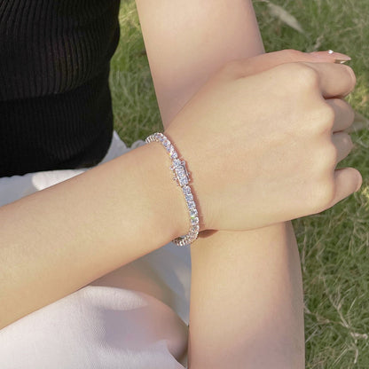 [Violet JW]Radiant Colorful Round Cut Party Bracelet