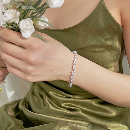 [Violet JW]Unique Exquisite Multi Cut Daily Bracelet